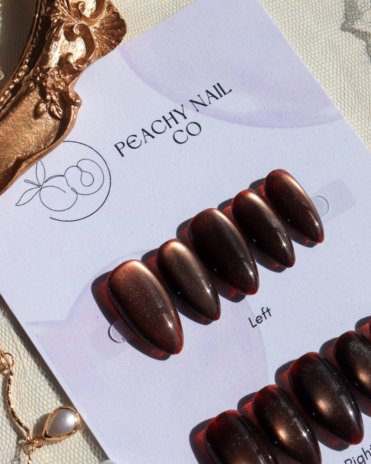 Tiger's Eye Cat Eye — Extra Short