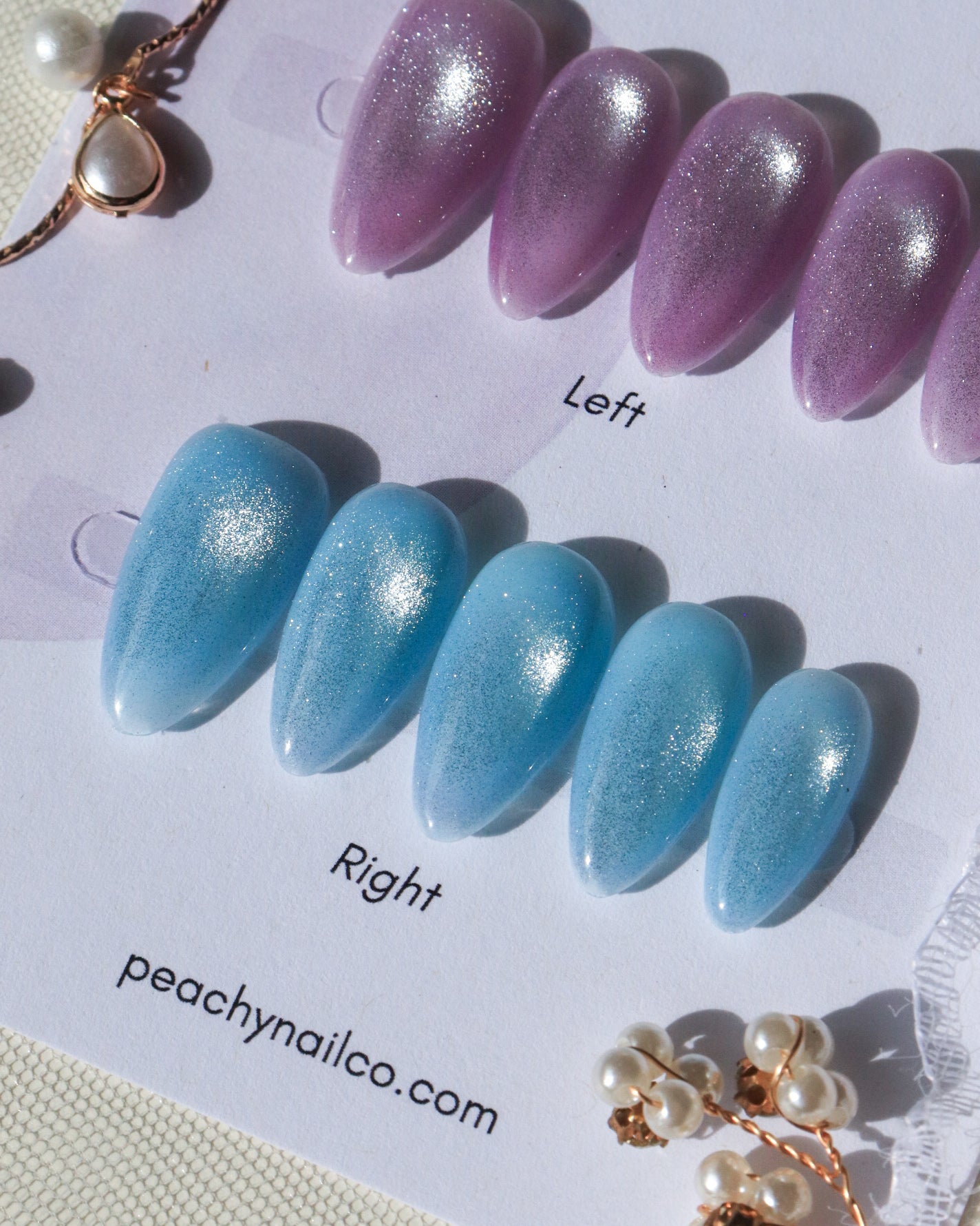 Ocean Cat Eye Light Chasing — Extra Short