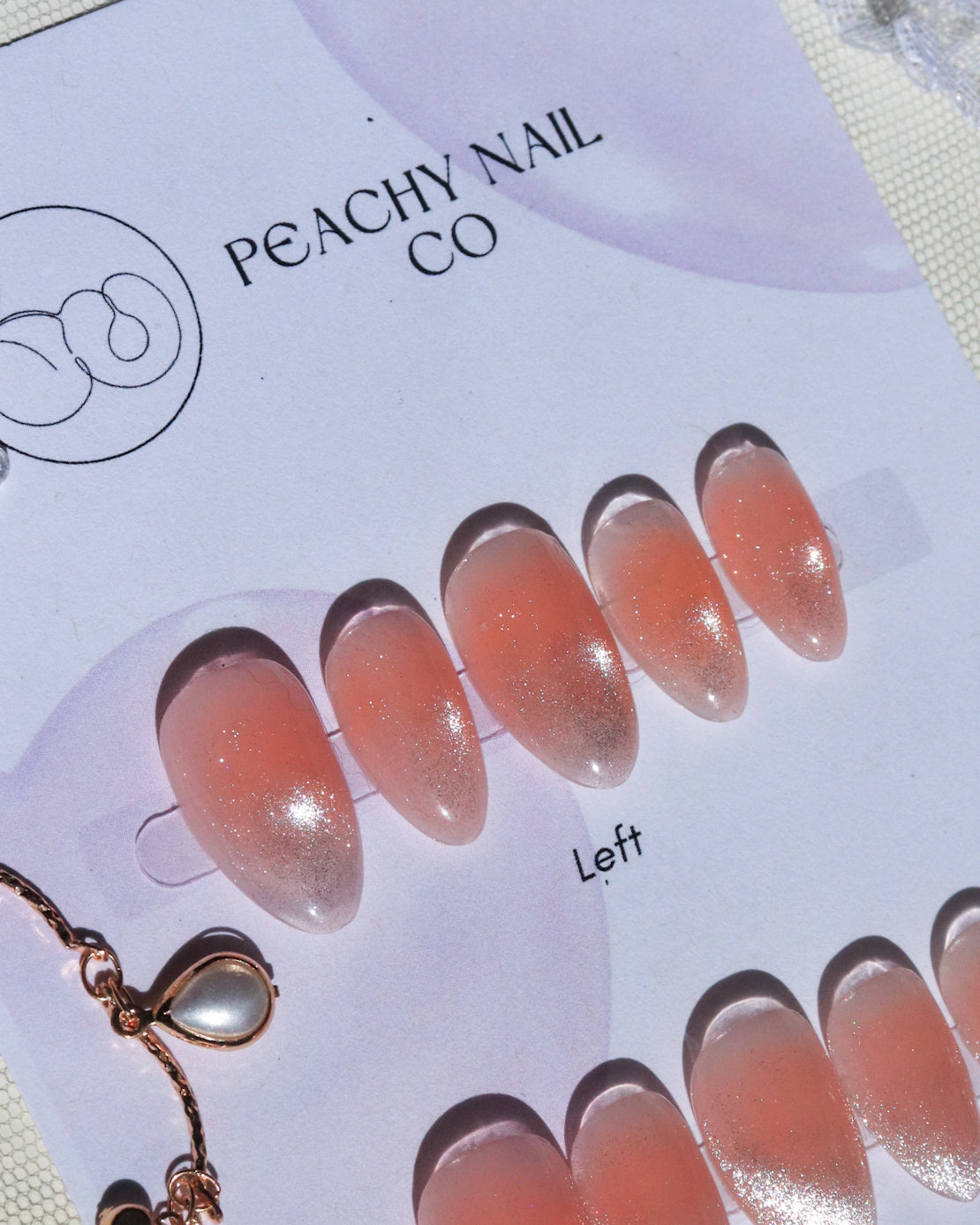 Peach Blush Cat Eye Light Chasing