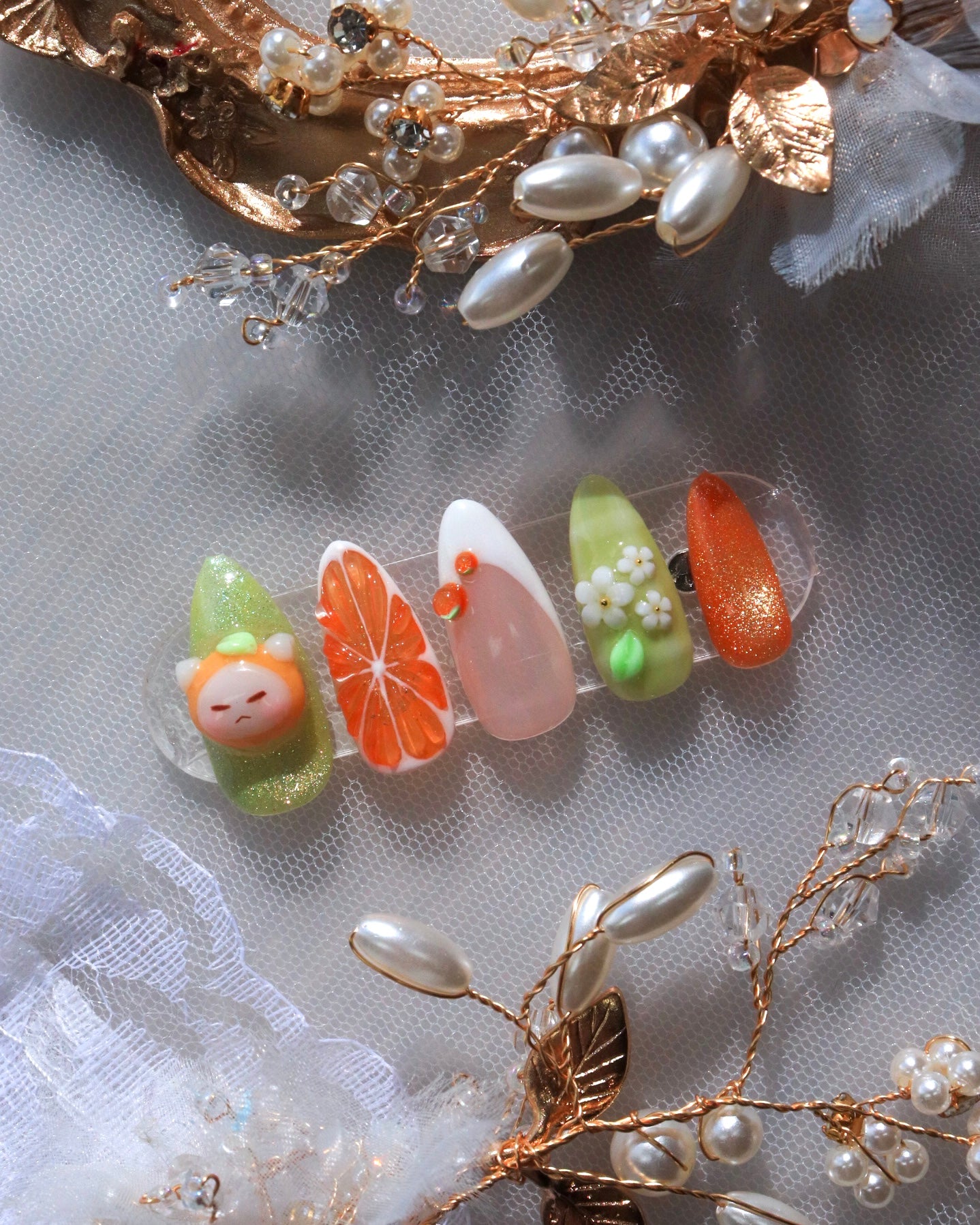 Tangerine Yoonkitty — Extra Short