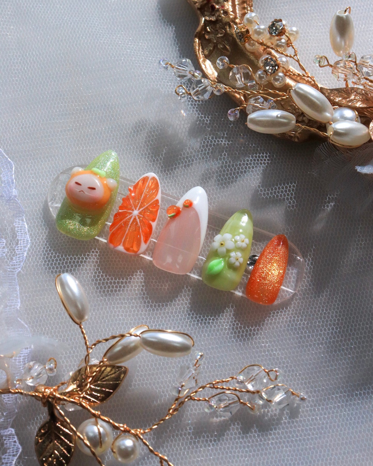 Tangerine Yoonkitty — Extra Short