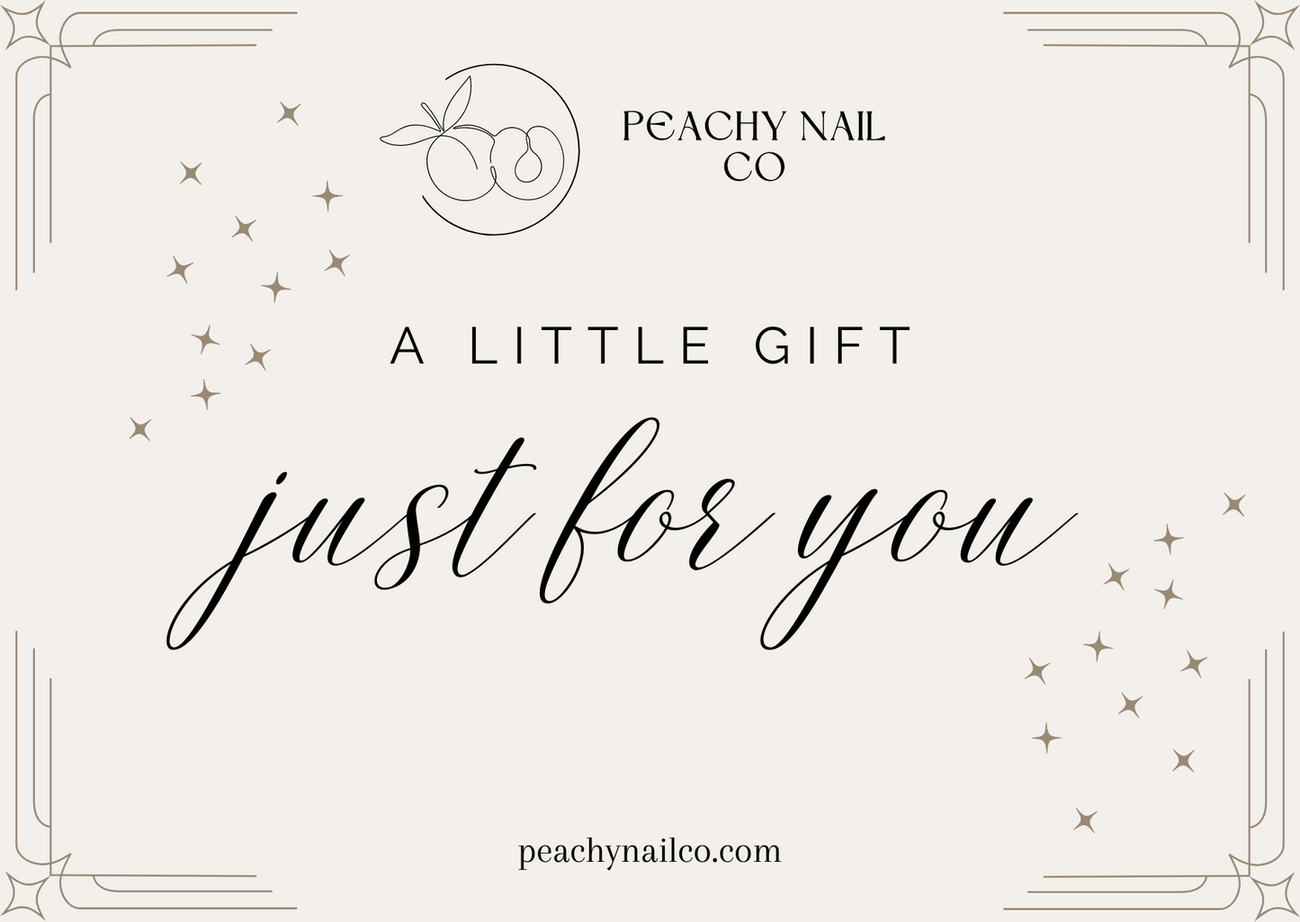 Peachy Nail Co Gift Card