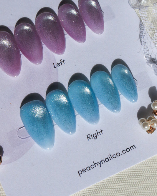 Ocean Cat Eye Light Chasing — Extra Short