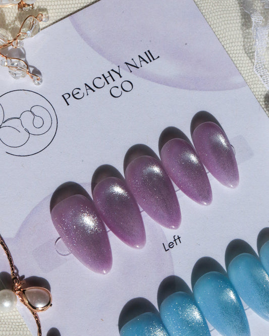Lilac Cat Eye Light Chasing — Extra Short