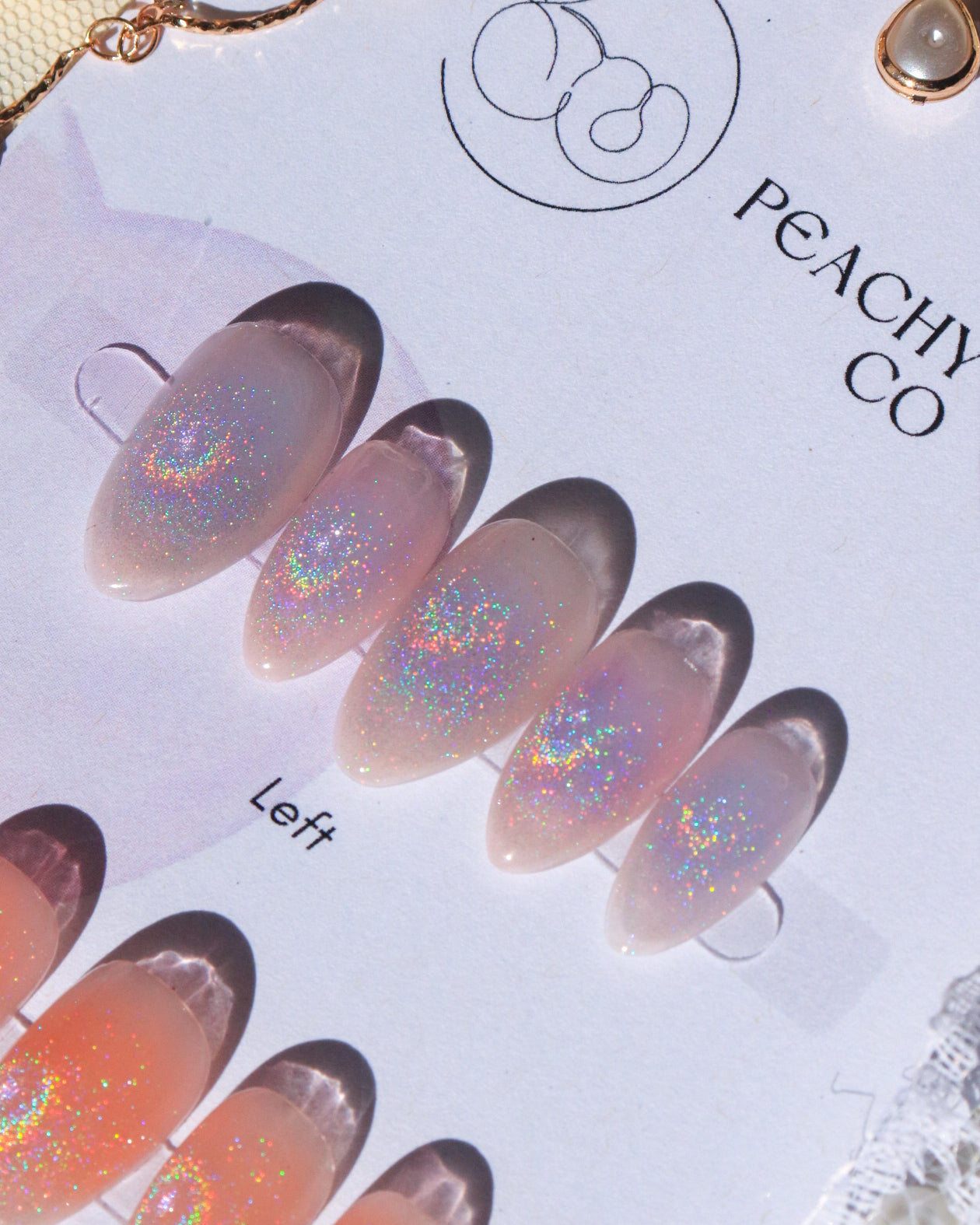 Purple Blush Cat Eye Rainbow